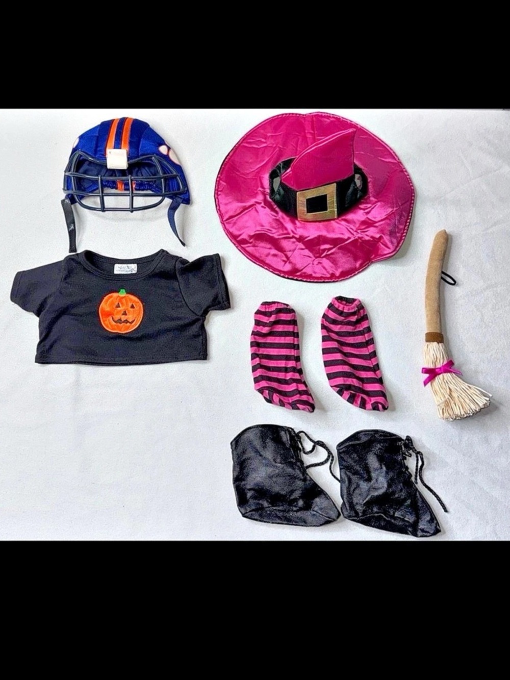 Build-A-Bear Workshop Kids Halloween Costume Set Black & Pink